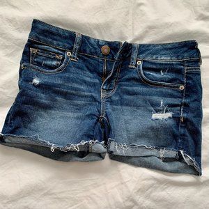 American Eagle Distressed Shorts